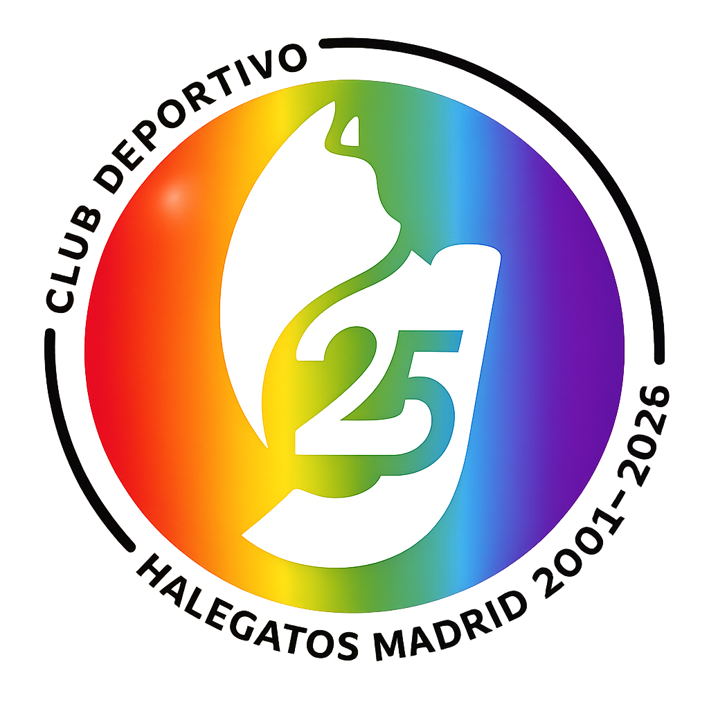 Logotipo 25 años del Club Halegatos