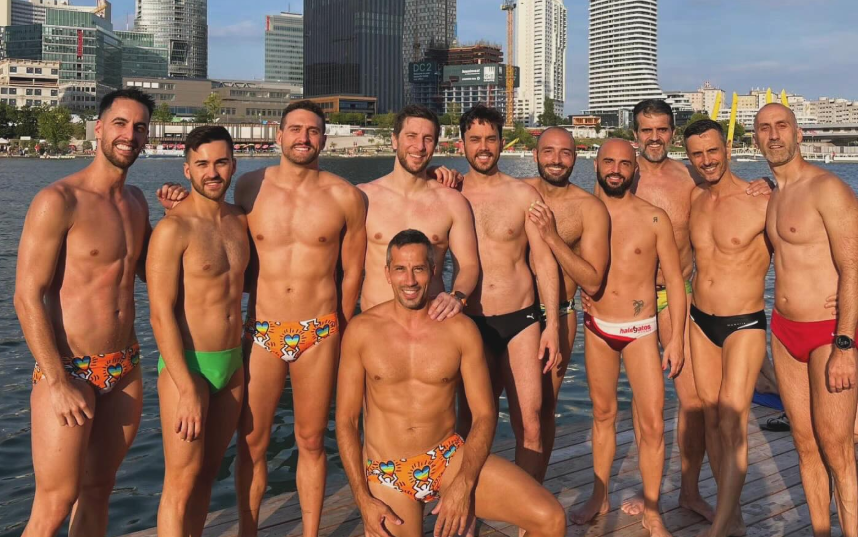 Grupo de Halegatos en una escapada a Viena